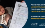 Enregistrement à la naissance : L’Union africaine et l’Unicef lancent la campagne « Mon nom est personne »