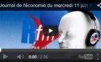 Journal de l'économie du mercredi 11 juin 2014 (Rfm)
