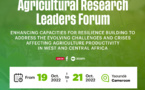 Forum des leaders de la recherche agricole de l’Afrique de l’Ouest et du Centre :  Ouverture de la première édition ce 19 octobre à Yaoundé au Cameroun
