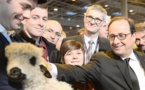 Pour Hollande, les agriculteurs ont un avenir, "même par rapport à l'enjeu climatique"