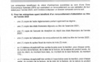 Avis aux Entreprises bénéficiant du Statut d’Entreprises Franches d’Exportation Exonérées au sein d’une Zone Economique Spéciale