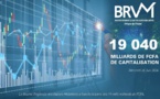Bourse régionale des valeurs mobilières : La capitalisation globale passe le cap des 19 000 milliards de FCfa