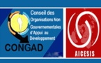 Distinction : Le CONGAD remporte le prix AICESIS pour ses actions en faveur des Objectifs du Millénaire