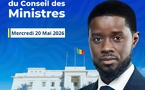 Communiqué du Conseil des ministres du 20 mai 2026