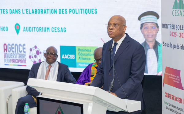 Rentrée solennelle du Cesag : Le Gouverneur de la Bceao salue les progrès réalisés par l’établissement