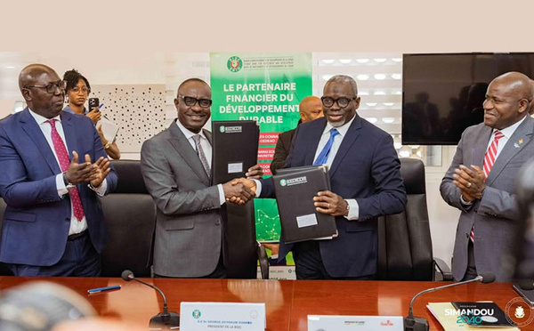 Amélioration de l’éducation et la formation, énergie propre :  La Bidc et la Guinée signent deux accords de prêts de plus de 123 millions d’euros