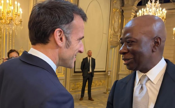 Préparation du sommet Afrique France : Le Président de Business Africa, Baïdy Agne reçu par Emmanuel Macron