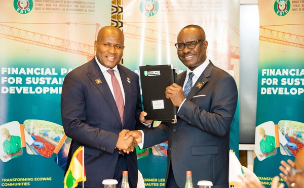 Financement de six projets prioritaires : La Bidc et la Guinée signent un protocole d’accord